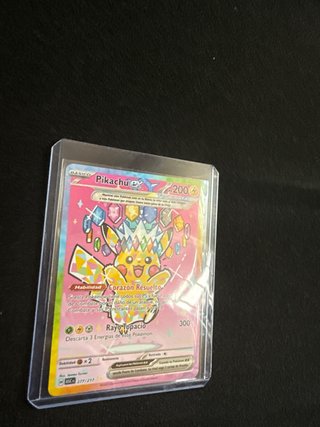 Carta Pokémon Pikachu EX Teracristal Full Art