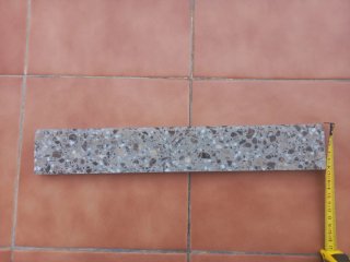 Rodapié de terrazo modelo Emperador