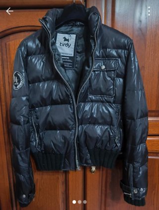 Vintage Bomber Tirdy donna nera taglia M