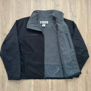Chaqueta Columbia Anorak Forro Polar Hombre Negra
