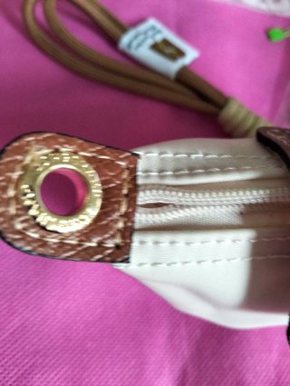 Monedero Longchamp Beige
