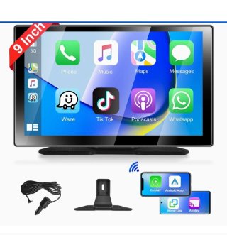 Pantalla 9" Carplay Android Auto Radio Bluetoth