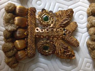 6 Alamares Antiguos con Forma de Mariposa