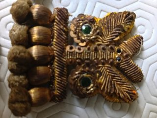 6 Alamares Antiguos con Forma de Mariposa