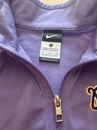 Nike Track Jacket Full Zip Purple Vintage