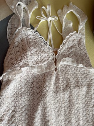 Vestido para embarazada blanco Shein