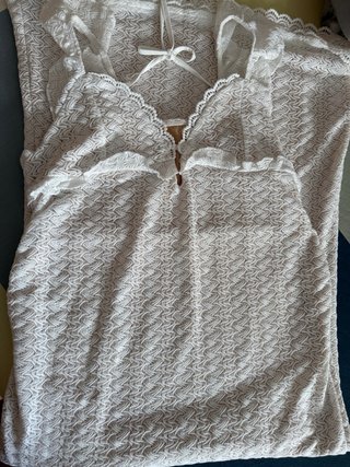 Vestido para embarazada blanco Shein