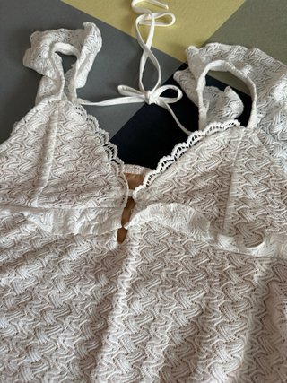 Vestido para embarazada blanco Shein