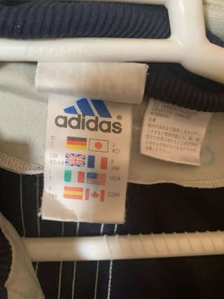 Sudadera Adidas Vintage Y2K con cremallera Blanca