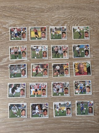 Lote 20 cromos Liga Este 97-98 Fichajes y coloca
