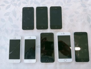Lote de 7 iPhone antiguos