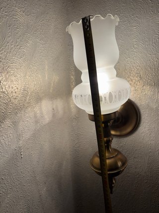 Dos Lámparas de pared decorativa retro iluminación