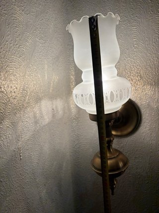Dos Lámparas de pared decorativa retro iluminación