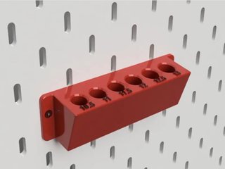 2 Soportes para pared para brocas 1 al 13