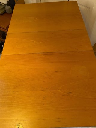 Mesa Desplegable de Madera con Ruedas