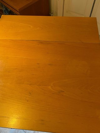 Mesa Desplegable de Madera con Ruedas