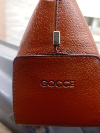Bolso Gocce Marrón/Naranja