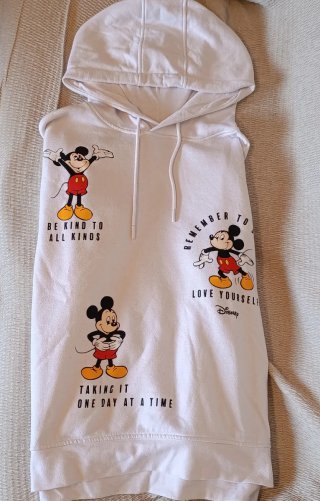 Sudadera Blanca Mickey Mouse