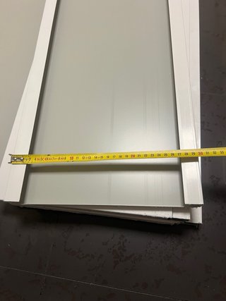 Vierteaguas Galvanizado Blanco 180x30 cm