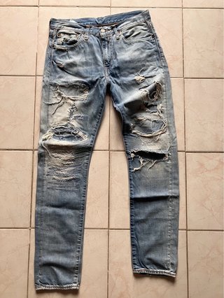 Jeans Levi's Uomo W31 L32 strappi