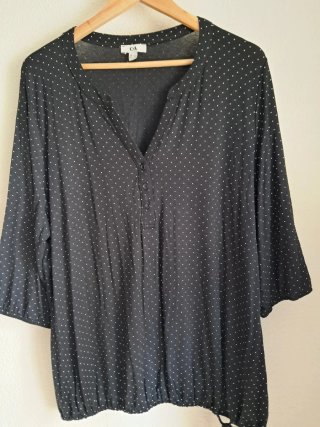 Blusa C&A mujer lunares