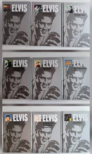9 libro CDs Elvis Presley Colección book