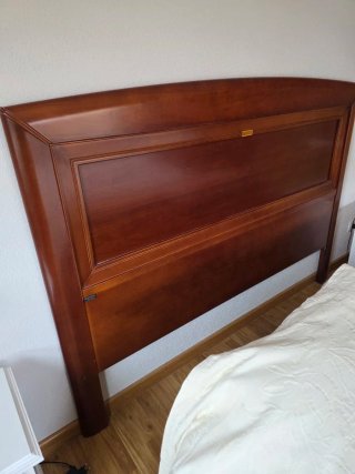 Cabecero de Madera 160cm y Somier
