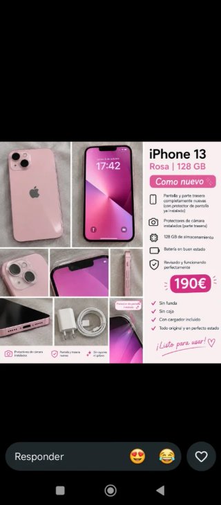 iPhone 13 128GB Rosa