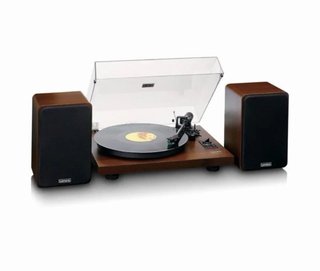 Tocadiscos Lenco LS-600WA Negro Marrón