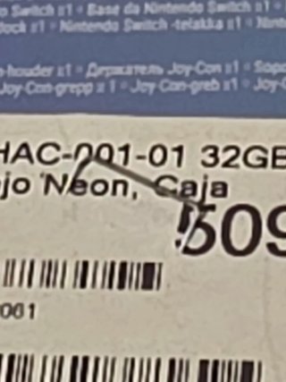 Nintendo Switch HAC-001 V1 completa para colección