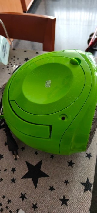 Radio CD Portátil Verde