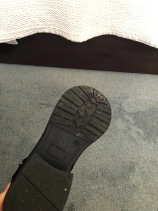 Botines con tacón Mustang negros piel
