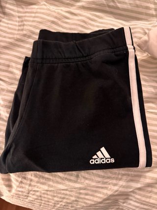 Mallas Adidas Algodón Negras