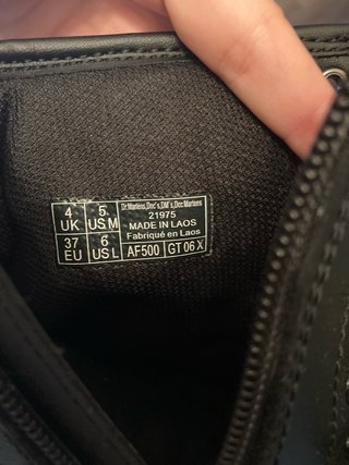 Botas Dr. Martens de Cuero Negras