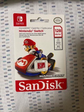 Tarjeta microSDXC 128GB Nintendo Switch