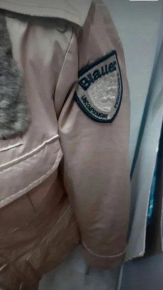 Chaqueta Blauer Beige Acolchada