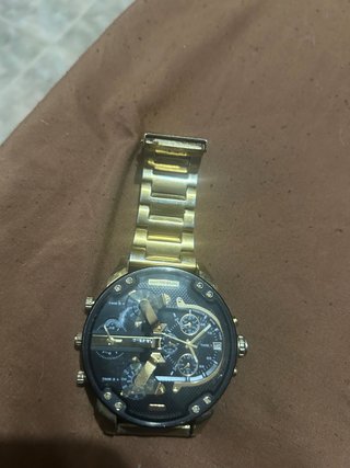 Reloj Diesel Hombre Dorado y Negro