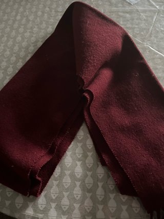 Bufanda Burberry granate