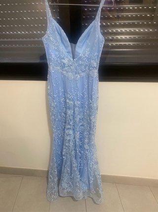 Vestido de fiesta largo azul