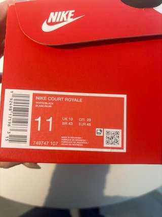 Nike Court Royale Talla 45