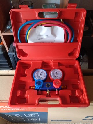Manómetros de Refrigeración con Mangueras