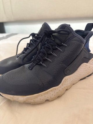Zapatillas Nike Huarache Azul y Blanco