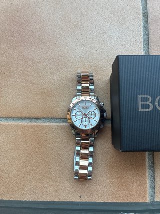 Reloj Hugo Boss Dorado y Plateado