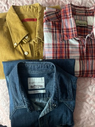 Lote de 3 Camisas Hombre Talla L