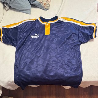 Camiseta Vintage Puma Azul