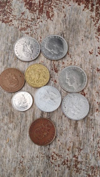 Lote Monedas Antiguas Pesetas y Francos