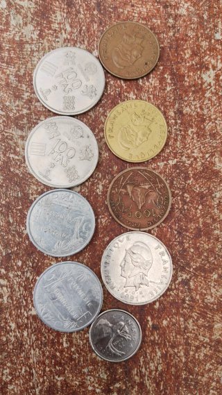 Lote Monedas Antiguas Pesetas y Francos