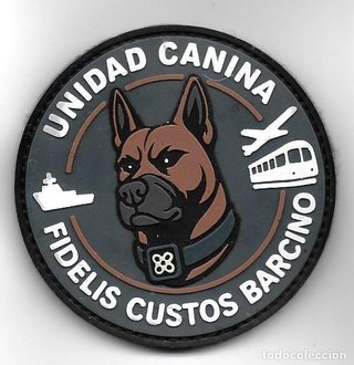 Parche Unidad Canina Seguridad Barcelona
