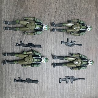 Set de 4 Figuras Star Wars Clone Troopers