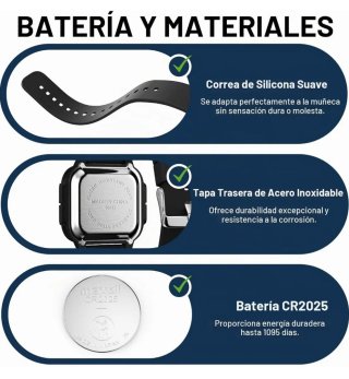 Reloj digital  negro